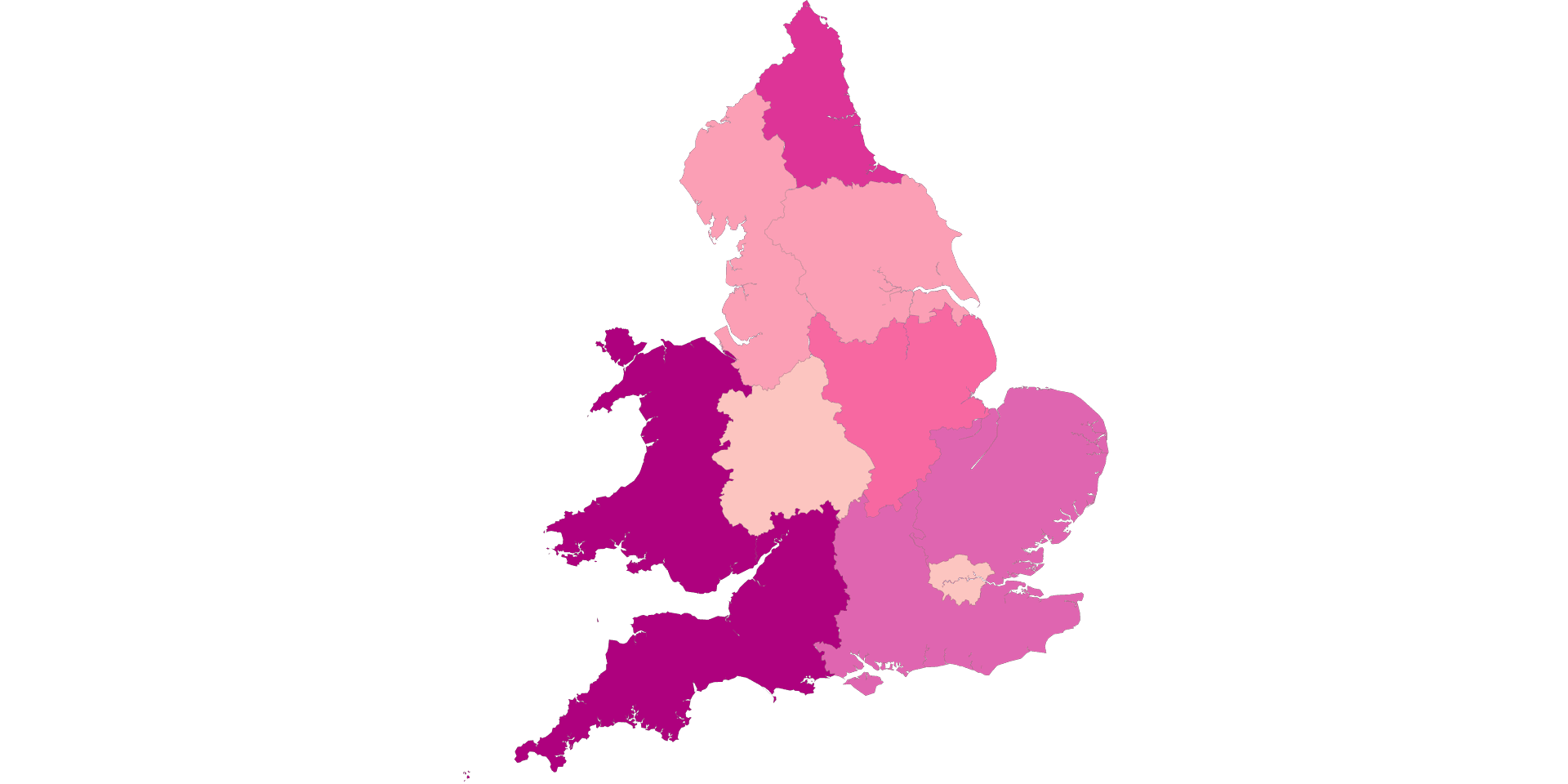 How old are people in the UK? Age of population in UK by Region