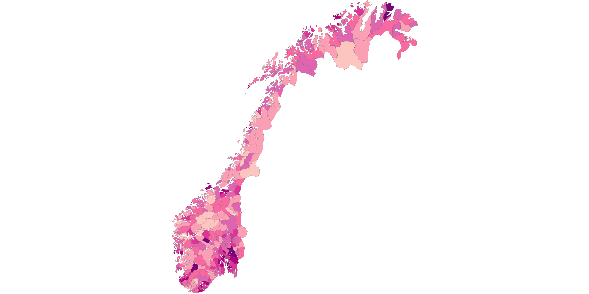 Regionale befolkningsframskrivinger i Norge frem mot 2050