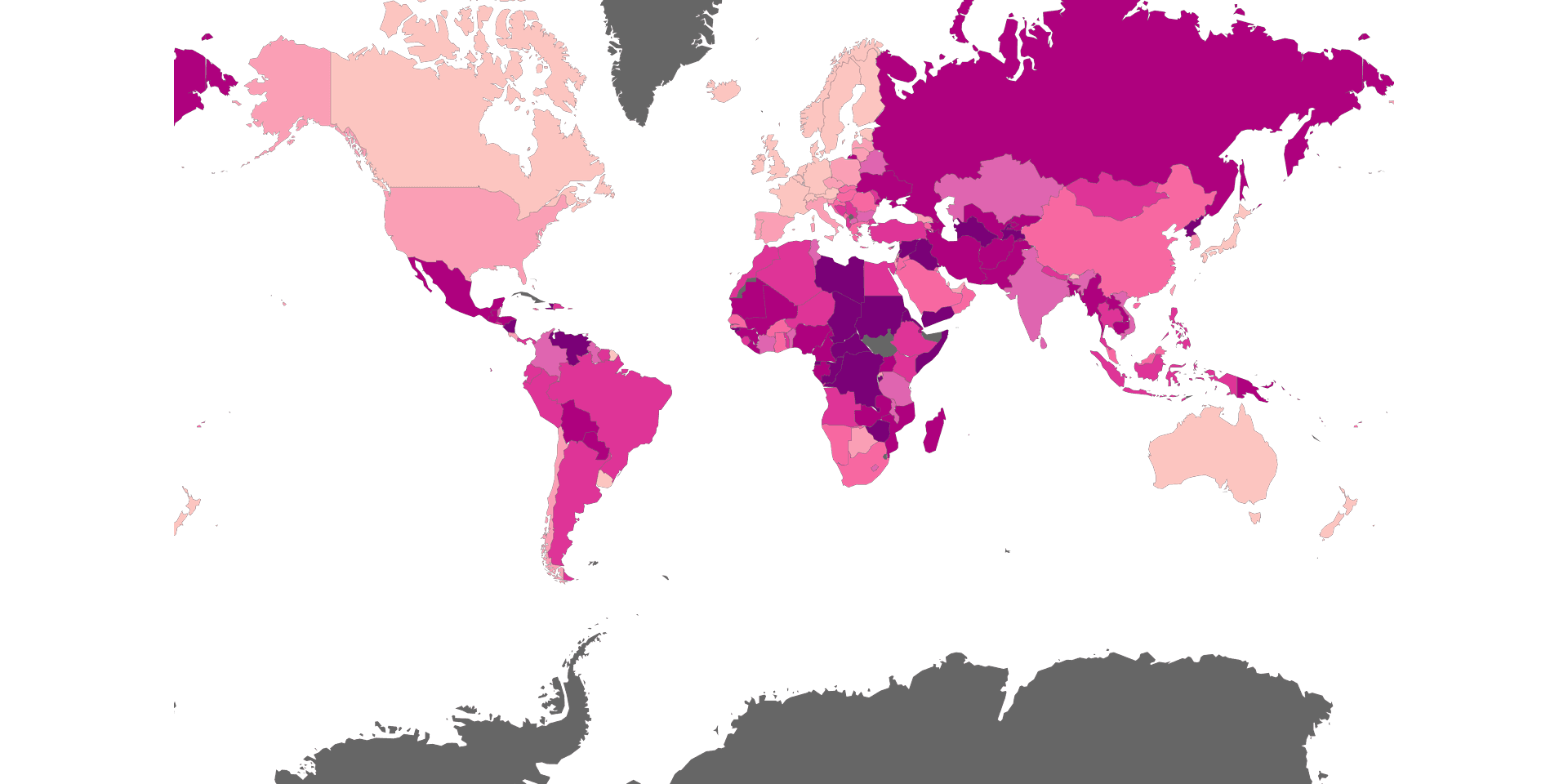 Global Corruption Rankings Map