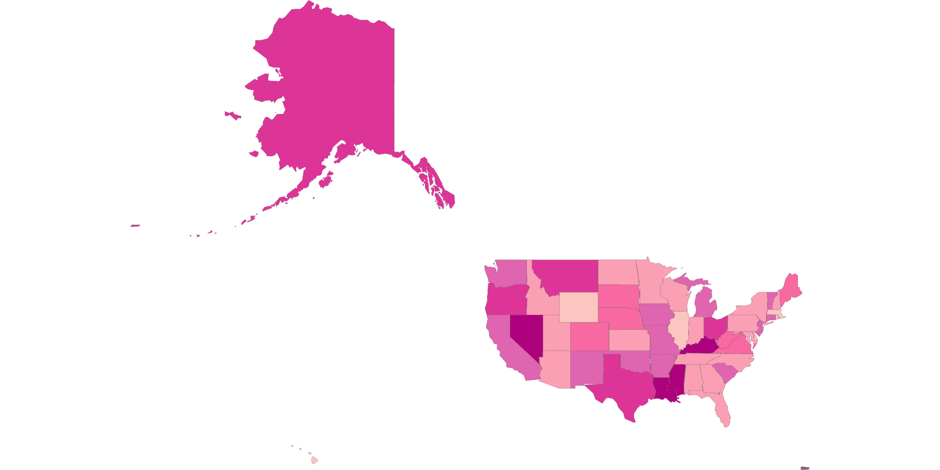 US Census Household Pulse Survey, Jan-Feb 2024 (Map 1 of 2)